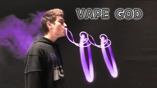 VAPE GOD  AUSTIN LAWRENCE  VAPE TRICKS COMPILATION  LIGMA ARMY [upl. by Derdlim]