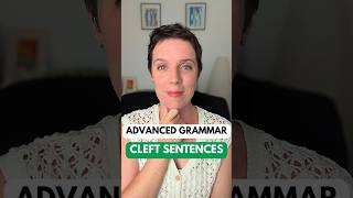 Advanced English grammar amp cleft sentences advancedenglish c1english c1advanced cambridgeexams [upl. by Atolrac]