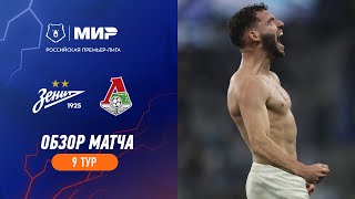 Highlights Zenit vs Lokomotiv  RPL 202324 [upl. by Wrennie]