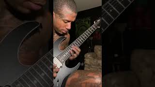 Unholy Gravebirth 🪦 🧟‍♂️ infantannihilator ibanez 7string shred [upl. by Tizes845]