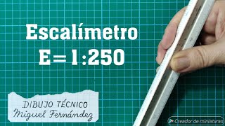 Cómo interpretar LEER y USAR el ESCALÍMETRO de escala 1250 [upl. by Geminian]