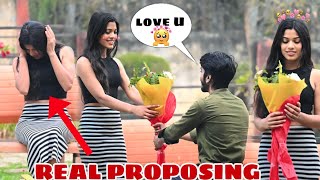 Finally Propose My Bestfriend 😱❤️she said [upl. by Garrek]