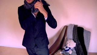 How to Tie A Scarf 9 Stylish Ways to Tie a Scarf for Men [upl. by Laktasic]