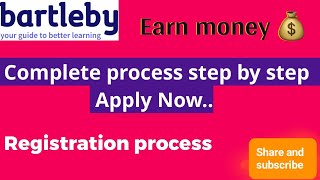 Bartleby complete registration process step by step ll vacancy available ll apply now ll Watch now [upl. by Batsheva450]