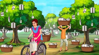 जादुई बर्तन की खेती  Hindi Kahaniya  Moral Stories  Cartoon  Bedtime Stories  Funny Stories [upl. by Chiou]