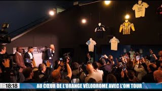 Marseille  une visite exceptionnelle au coeur de lOrange Vélodrome avec lOM Tour [upl. by Ledua]