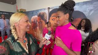 Interview with Priscilla Shirer at the movie premiere The Forge [upl. by Cohlier221]