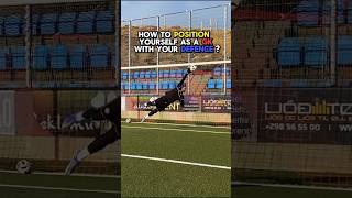 Goalkeeper Positioning Tips Part 3 goalkeeping goalkeepertips shorts [upl. by Tara]