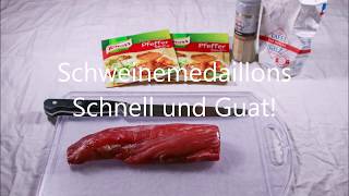 Schweinemedaillons in Pfeffersoße  Schnell und Guat [upl. by Perretta]