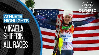 Mikaela Shiffrin 🇺🇸  Youngest Ever Alpine Skiing Slalom Champion  Athlete Highlights [upl. by Nibor]