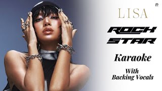 LISA  ROCKSTAR Karaoke  With Backing Vocals [upl. by Anissa179]