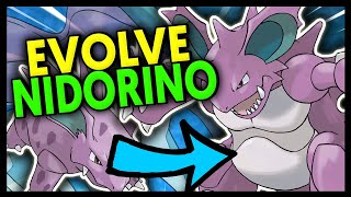 HOW TO EVOLVE NIDORINO INTO NIDOKING ON POKEMON CRYSTAL [upl. by Asle]