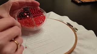 Bead embroidery for beginners [upl. by Godbeare]