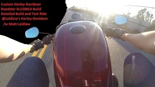 Custom 2016 Roadster HarleyDavidson Full Build Details [upl. by Gollin]