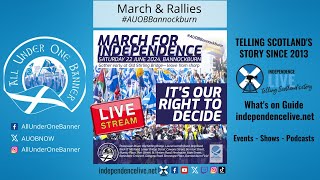 ALLINONE AUOB Bannockburn March and Rally 2024 [upl. by Neddra]