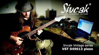 Guitar Review Sound Test  Tele Sivcak Guitar  piezo Fractal Axe FX  Peter Luha [upl. by Nenad]