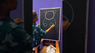 how to draw teddy bear easy method shorts [upl. by Tillman]