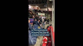 Le Tournoi provincial de hockey peewee de Jonquière bat son plein [upl. by Archie]