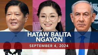 UNTV Hataw Balita Ngayon  September 4 2024 [upl. by Dahsraf]