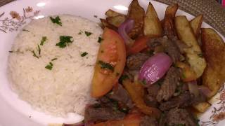 LOMO SALTADO – RECETA PERUANA – FACIL Y RAPIDO – La Sazón de Mamá [upl. by Onirefes]