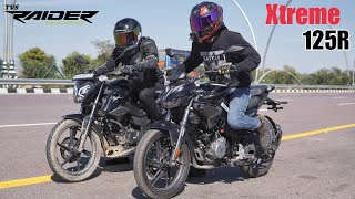 2024 Xtreme 125R vs TVS RAIDER  Who is the King [upl. by Marlette]