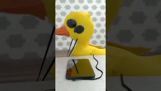 When AirPods are out of battery 🔋😱 humor shorts babyduck [upl. by Aivirt710]