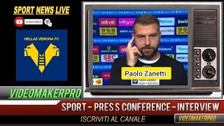 Paolo Zanetti quotÈ stata la vittoria dei ragazziquot VeronaRoma 32 interview [upl. by Siletotsira]