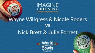 World Indoor Bowls Championship 2024 WWillgress amp NRogers vs NBrett amp JForrest  Day 9 Match 3 [upl. by Noteloc232]