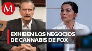 Vilchis desmiente y exhibe pruebas de los negocios cannábicos de Fox [upl. by Gene626]