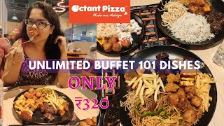 Octant Pizza Deccan Pune  Unlimited 101 items only ₹350 Unlimited starters Drinks Pizza Chinese [upl. by Altheta]