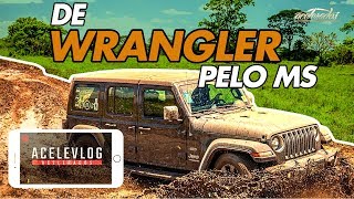 500 km de Jeep no Pantanal Mococa levanta lama de Wrangler na trip pelo MS  AceleVlog 103 [upl. by Htial985]