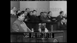 Malenkov Denounces Beria 25007108  Footage Farm [upl. by Gisela229]