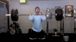 Rob Orlando does 200 pound thrusters x 3 minutes [upl. by Avenej]