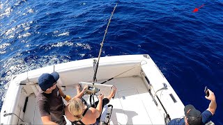 Rare Catch  Big Fish  Deep Sea Fishing in Hawaii [upl. by Erimahs]