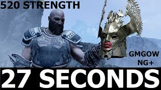 God Of War  Valkyrie Queen Sigrun  27 SECONDS KILL GIVE ME GOD OF WAR NEW GAME PLUS [upl. by Nosredneh]