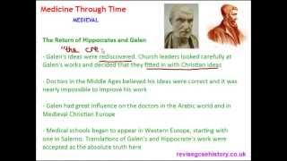 Medicine Through Time  Medieval  The Rediscovery of Hippocrates and Galen [upl. by Pip]