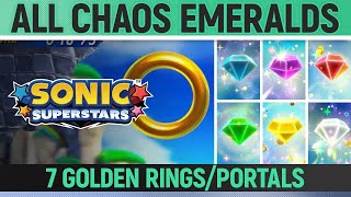 Sonic Superstars All Chaos Emerald Powers amp Super Forms [upl. by Ahsam]