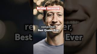 The Zuckerberg Effect How 3 Quotes Can Transform Your Life shorts quotes motivation [upl. by Eserehs]