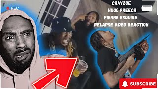 THIS IS A BANGER 🔥 Crayzoe amp HugoPreech amp Pierre Esquire  RELAPSE VIDEO REACTION [upl. by Danella]