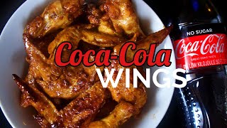 COCACOLA CHICKEN WINGS  DELICIOUS FRIED CHICKEN WITH COCA COLA [upl. by Pas]