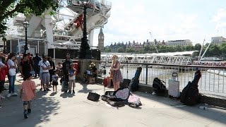 Best London Buskers Busking and Amazing Street Performers Performing at Busk in London [upl. by Zoltai663]