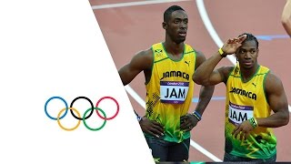 Mens 4x100m Round 1 Highlights  Jamaica amp USA Win  London 2012 Olympics [upl. by Eelhsa]