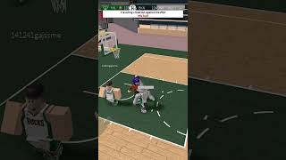 CLUTCH THREE  DEFENSE 🥵  Hoops  Roblox roblox basketballshorts shorts [upl. by Mathur]