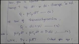 11th PhysicsUnit8Mayers Relation for Ideal gas [upl. by Nrehtak]