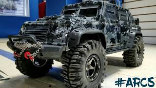 Traxxas TRX4 Tactical unit with 22 wheels and ESSONE sound unit 🔊 [upl. by Gonyea377]