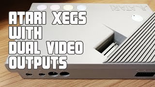 Atari XEGS with UAV VBXE U1MB and PokeyMAX [upl. by Ellenid]