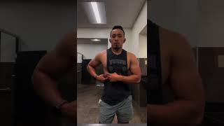 Body fat percentage still high cutting in progress gym motivation bodybuilding [upl. by Eednas]