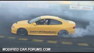 Yellow Monaro UPSET8 burnout at Easternats 2009 [upl. by Sholeen]