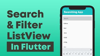 Search amp Filter ListView in Flutter khoobcoding [upl. by Mellitz]