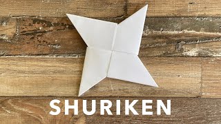 Comment faire un Origami SHURIKEN 🥷  Très Facile [upl. by Pier]